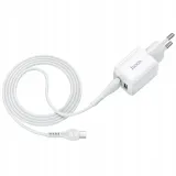 hoco-ladowarka-2xusb-kabel-do-micro-24a-n8-kolor-bialy