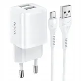 hoco-ladowarka-2xusb-kabel-do-micro-24a-n8-zlacza-usb