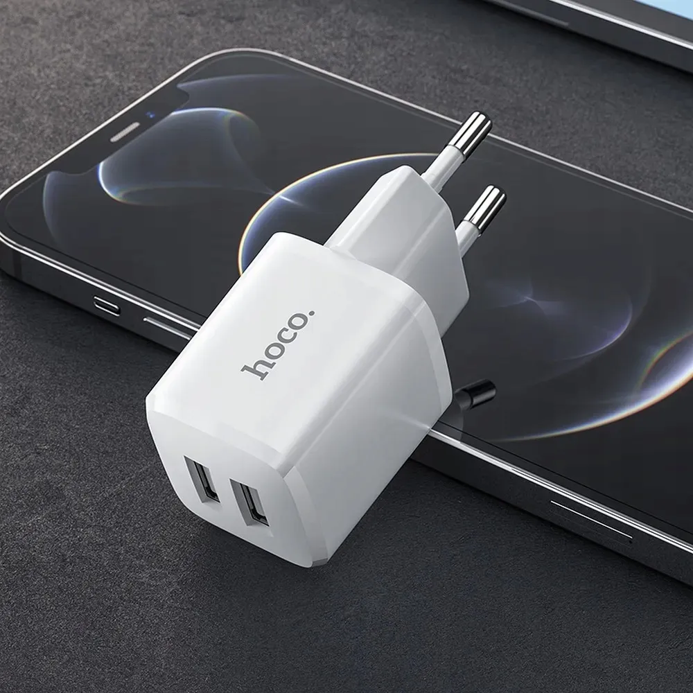 hoco-ladowarka-2xusb-kabel-do-micro-24a-n8-stan-nowy