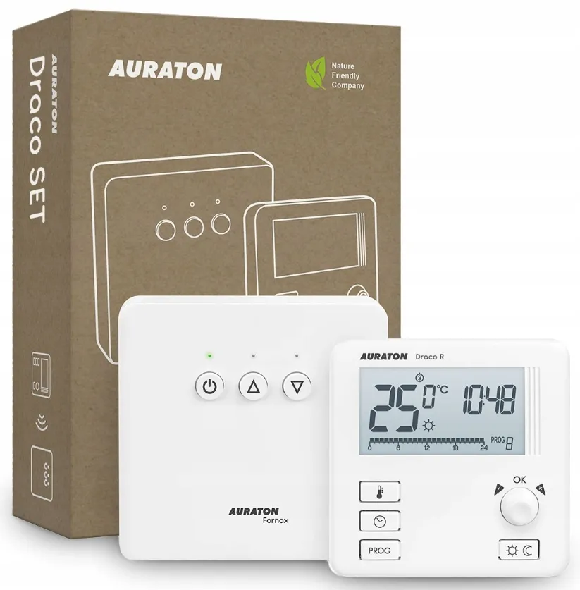 STEROWNIK BEZPRZEWODOWY REGULATOR POKOJOWY AURATON - ERLI.pl