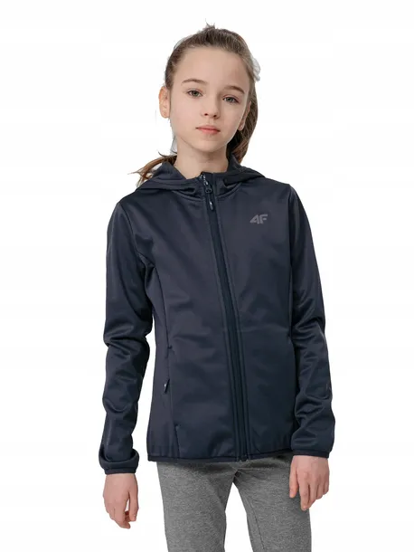 kurtka-dziewczeca-4f-softshell-termoaktywna-158-dlugosc-do-bioder