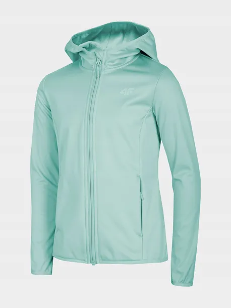 kurtka-dziewczeca-4f-softshell-termoaktywna-122-kolor-zielony