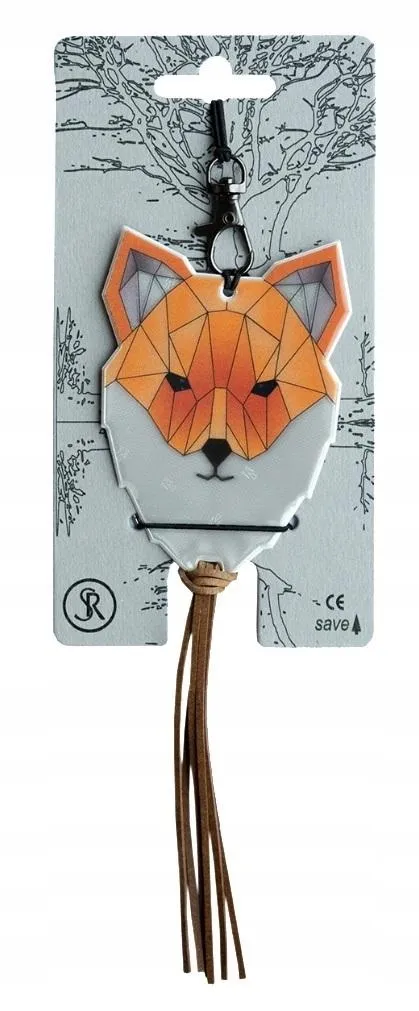 breloczek-odblaskowy-origami-lis