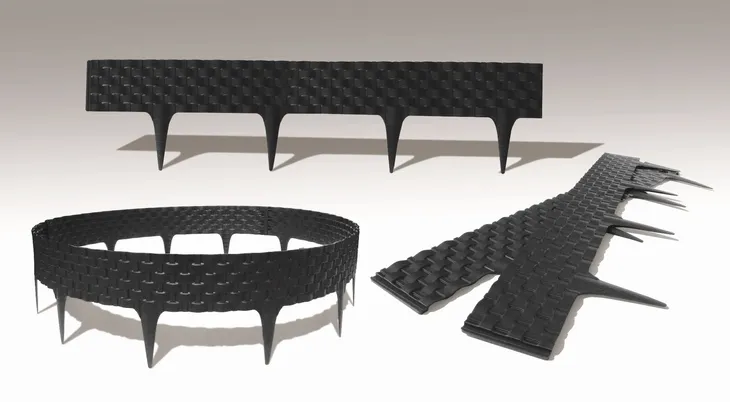 palisada-plotek-ogrodowy-antracyt-80-cm-ratan-stan-nowy