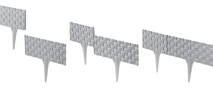 palisada-plotek-ogrodowy-antracyt-80-cm-ratan-stan-nowy-kolor-szary