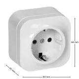 gniazdo-pojedyncze-biale-schuko-todo-ip20-stan-nowy