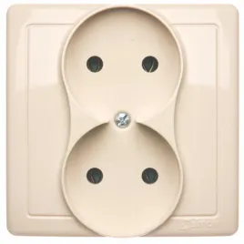 simon-basic-gniazdo-podwojne-z-ramka-bezowy-230v
