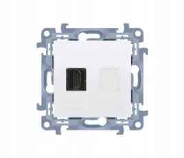simon-10-gniazdo-hdmi-pojedyncze-bialy