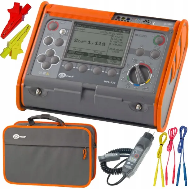 sonel-zestaw-miernik-mpi-520-program-sonel-pe6-stan-nowy