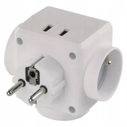 rozgaleznik-3-czarny-2-usb-stan-nowy