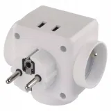 rozgaleznik-3-czarny-2-usb-stan-nowy-uziemienie-z-uziemieniem