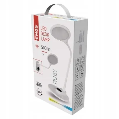 lampa-biurkowa-led-ruby-bialy-stan-nowy
