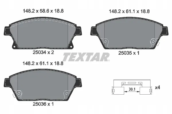 textar-klocki-hamulcowe-2503481-stan-nowy