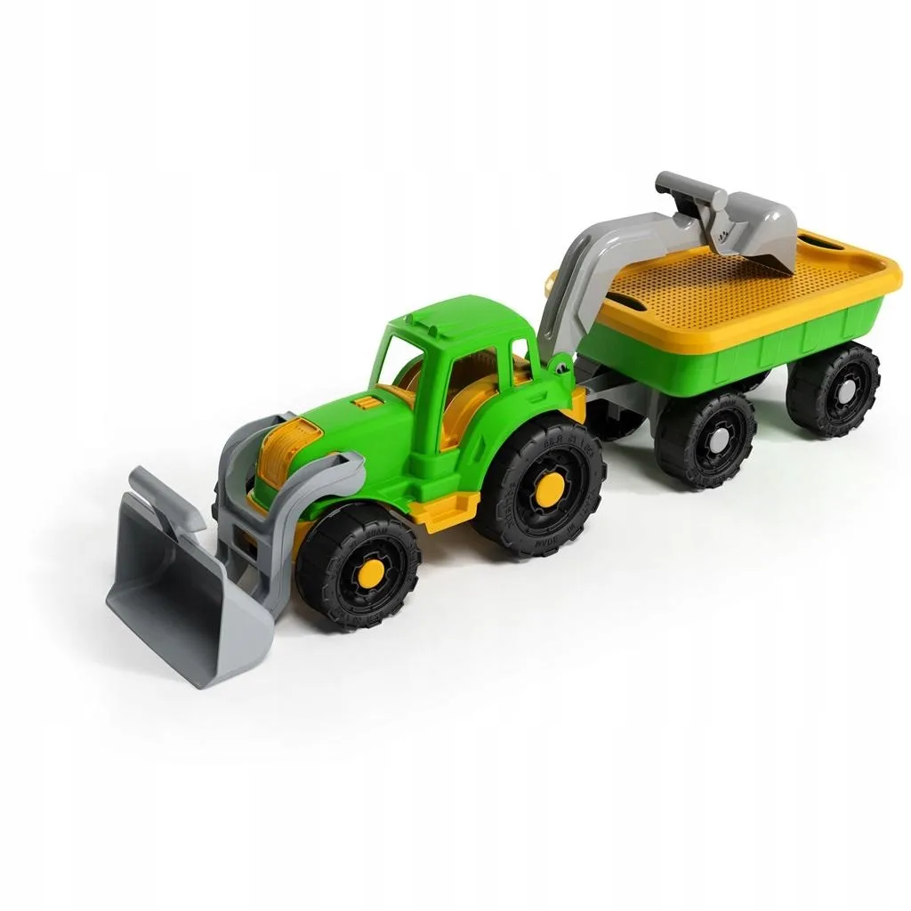 traktor-z-ladowarka-i-przyczepa