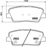 brembo-klocki-ham-tyl-p30063-stan-nowy