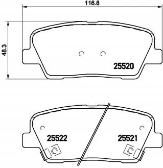 brembo-klocki-ham-tyl-p30063-stan-nowy