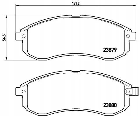 brembo-klocki-ham-przod-p54033-stan-nowy