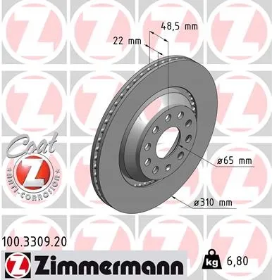 zimmermann-tarcza-ham-tyl-vw-golf-stan-nowy