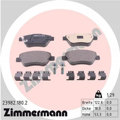 zimmermann-klocki-ham-przod-opel-adam-stan-nowy