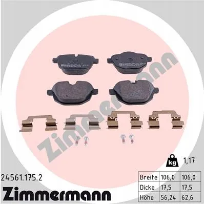 zimmermann-klocki-ham-tyl-bmw-5-stan-nowy