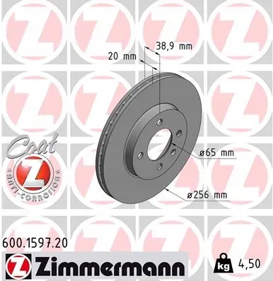 zimmermann-tarcze-std-klocki-std-przod-seat-stan-nowy