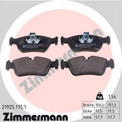 zimmermann-klocki-ham-przod-bmw-3-stan-nowy