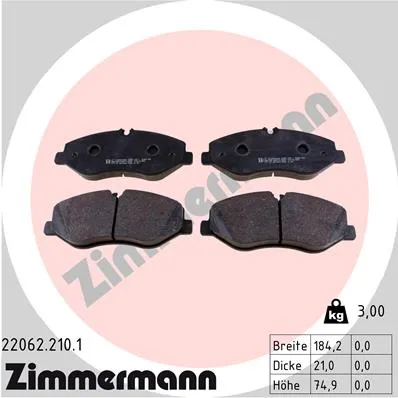 zimmermann-klocki-ham-przod-merc-class-stan-nowy