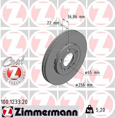zimmermann-tarcze-std-klocki-std-przod-tyl-vw-stan-nowy