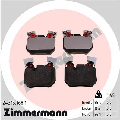 zimmermann-klocki-ham-przod-bmw-3-stan-nowy