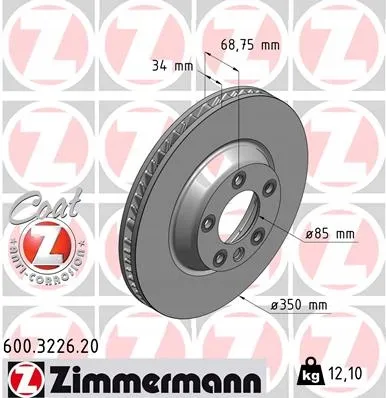 zimmermann-tarcze-std-klocki-rdz-przod-audi-stan-nowy
