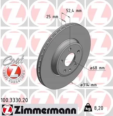 zimmermann-tarcze-std-klocki-std-przod-audi-stan-nowy