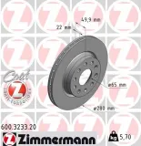 zimmermann-tarcza-ham-przod-vw-golf-stan-nowy