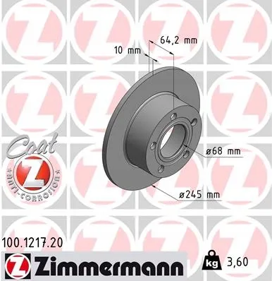 zimmermann-tarcze-std-klocki-std-tyl-vw-stan-nowy