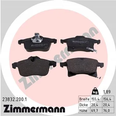 zimmermann-tarcze-std-klocki-std-przod-tyl-opel-stan-nowy