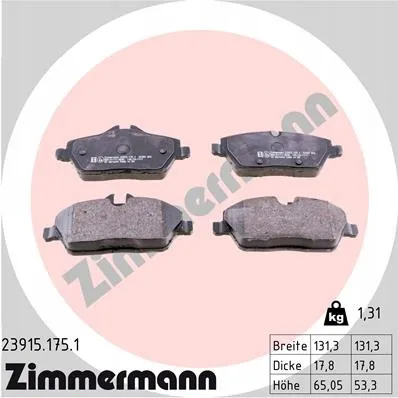 zimmermann-klocki-ham-przod-ford-focus-stan-nowy