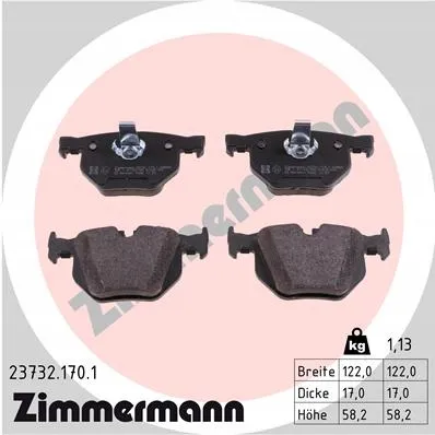 zimmermann-klocki-ham-tyl-bmw-5-stan-nowy