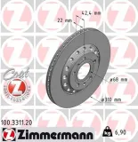 zimmermann-tarcze-klocki-tyl-audi-a8-d3-4e-stan-nowy