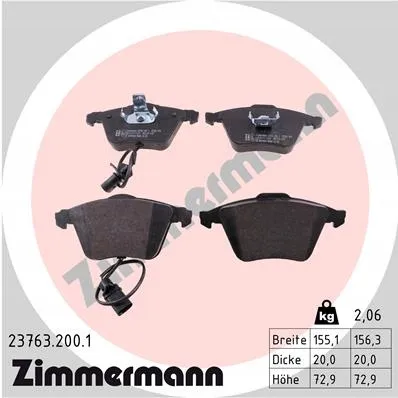 zimmermann-tarcze-std-klocki-std-przod-audi-stan-nowy
