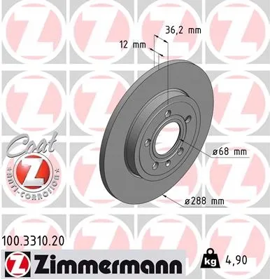 zimmermann-tarcza-ham-tyl-audi-a4-stan-nowy