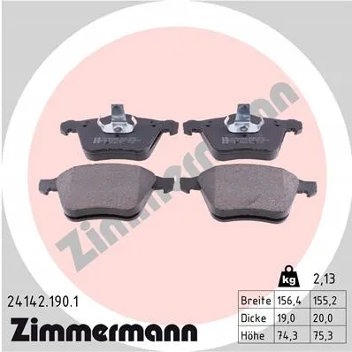 zimmermann-klocki-ham-przod-ford-s-max-stan-nowy