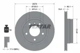 textar-tarcze-hamulcowe-tyl-bmw-3-e36-e46-276mm-stan-nowy
