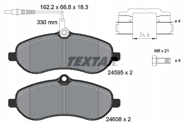 textar-klocki-przod-citroen-jumpy-peugeot-expert-stan-nowy