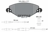 textar-klocki-przod-citreon-c5-i-ii-stan-nowy