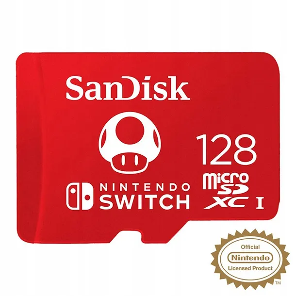 karta-micro-sd-128gb-sandisk-nintendo-switch-stan-nowy-dolaczony-adapter-nie