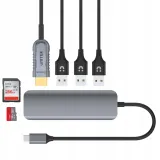 hub-usb-c-3xusb-3-1-gen1-hdmi-sd-microsd-unitek-stan-nowy-kod-producenta-h1107f