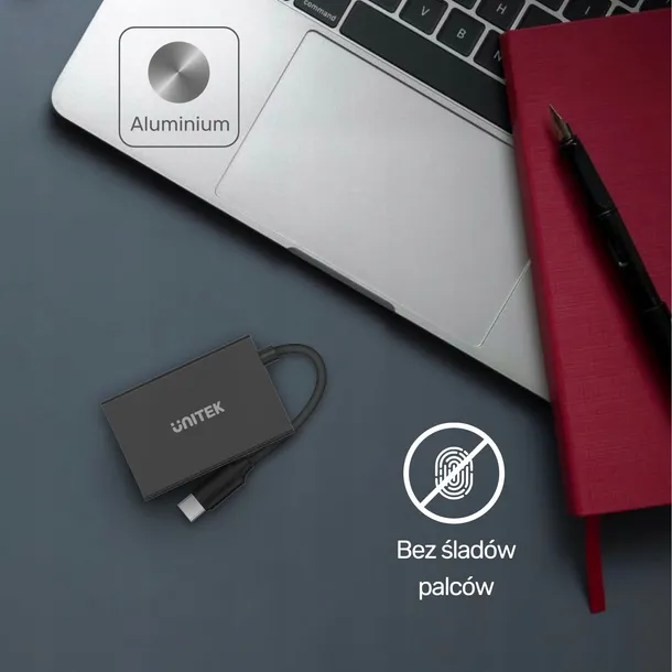 hub-usb-c-10gbps-2x-usb-a-2x-usb-c-unitek-stan-nowy-liczba-portow-4