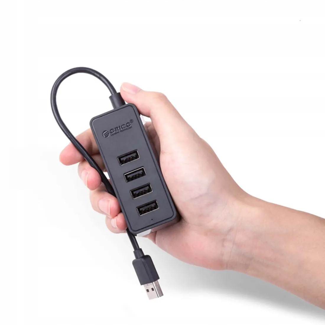 hub-usb-orico-4-x-usb-czarny-microusb-stan-nowy