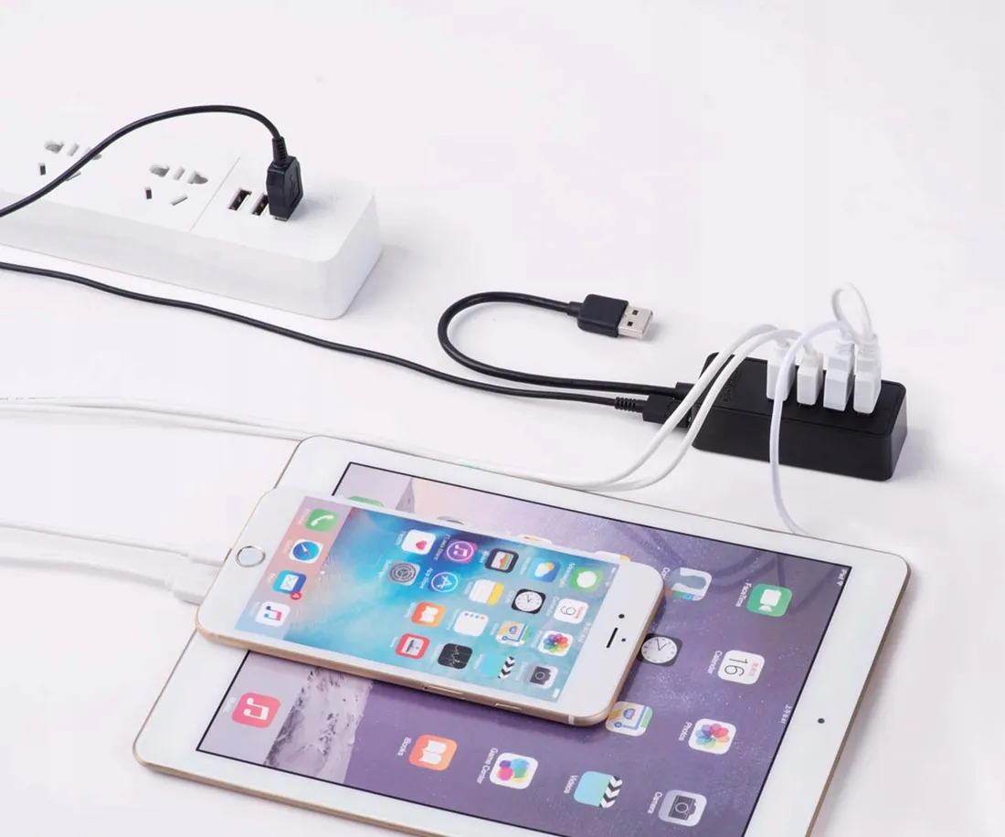 hub-usb-orico-4-x-usb-czarny-microusb-stan-nowy