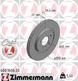 zimmermann-tarcza-ham-przod-vw-golf-stan-nowy