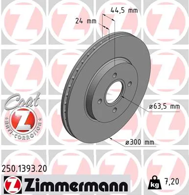 zimmermann-tarcza-ham-przod-ford-focus-stan-nowy